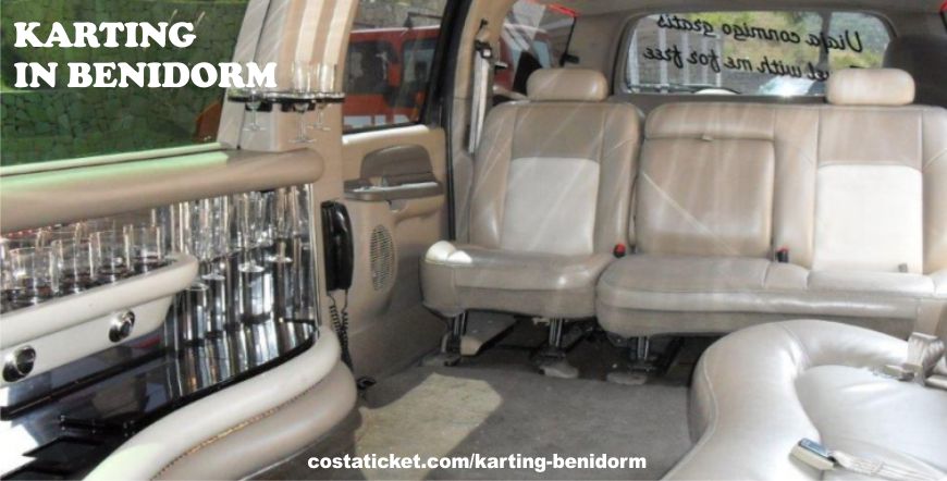 Benidorm Karting Limousine Interior